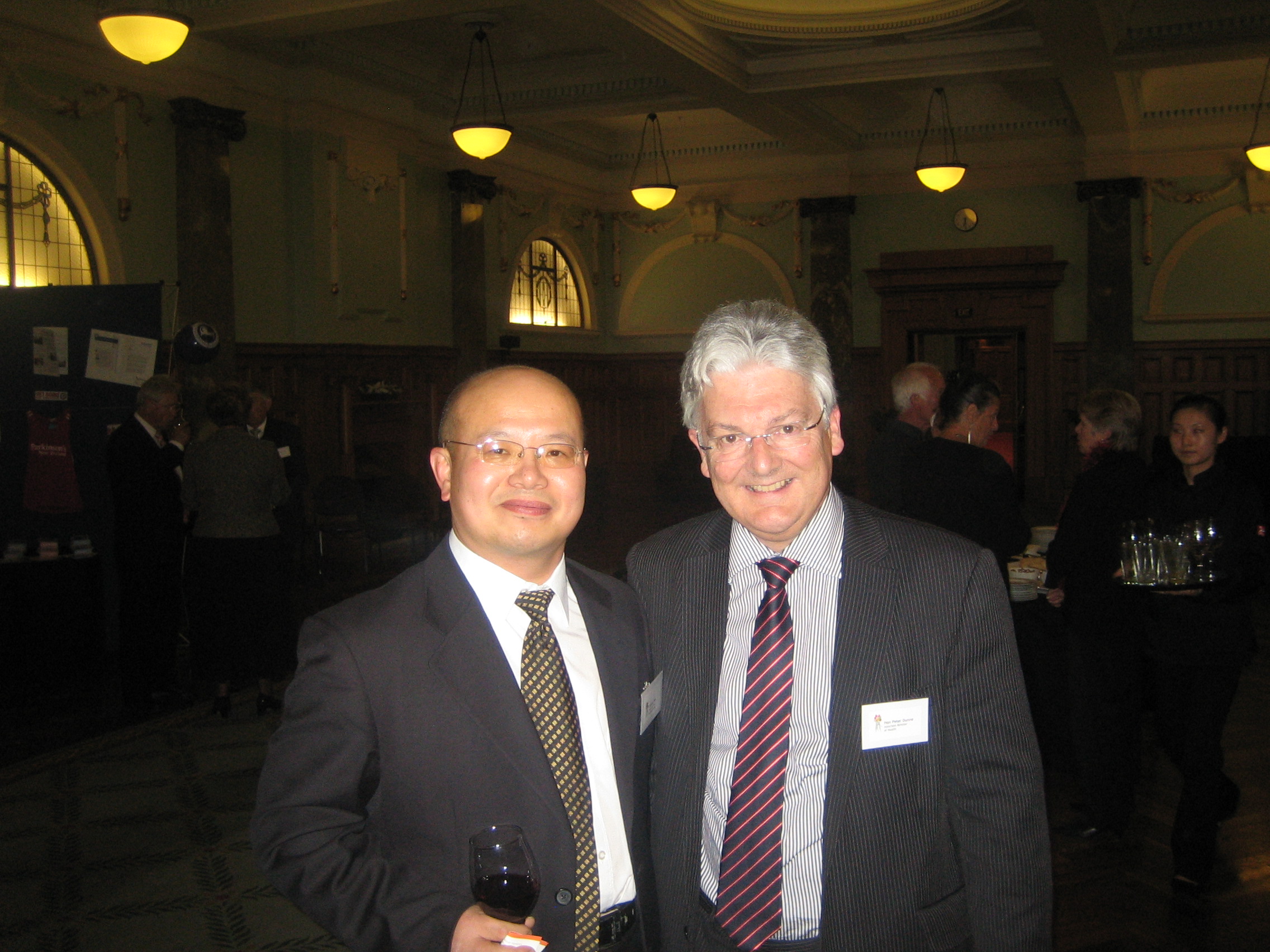 Stephen Yan and the Rt Hon Peter Dunne